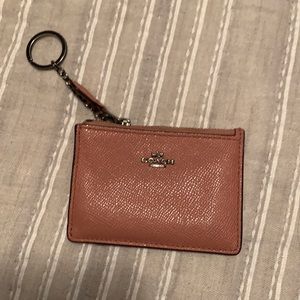 Coach small coin key ring